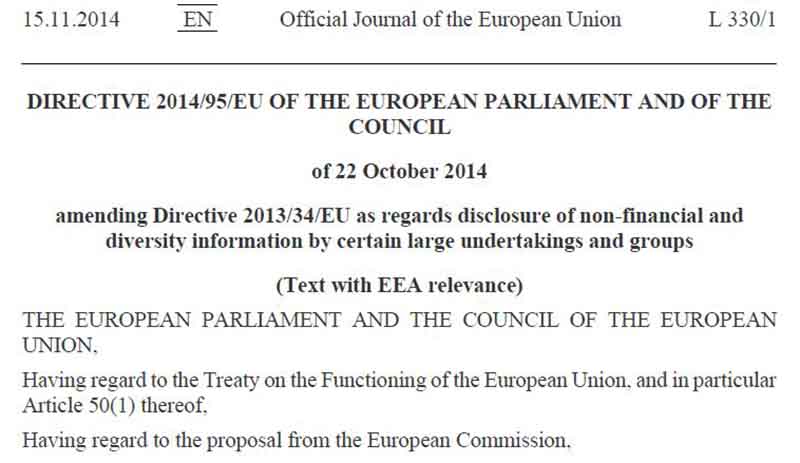 Reference Document 6: Non Financial Reporting and Diversity Act